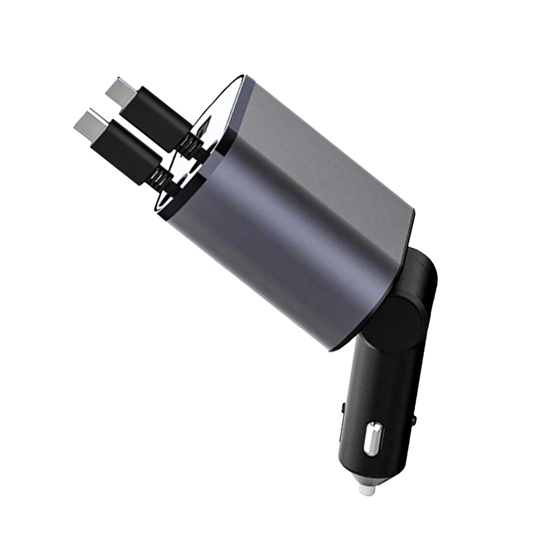 4 in 1 Super Fast Car Charger (Pack of 2)