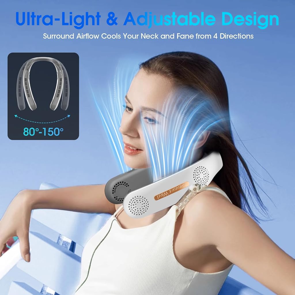 Advance Rechargeable Neck Fan (Pack of 2)