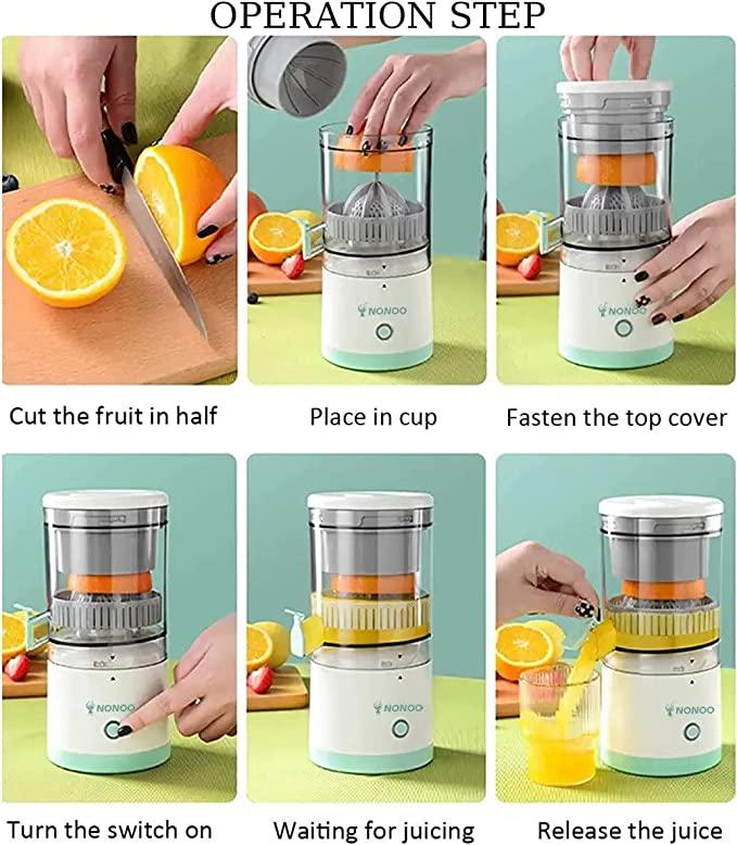 All-in-1 Portable Citrus Juicer (Pack of 2)