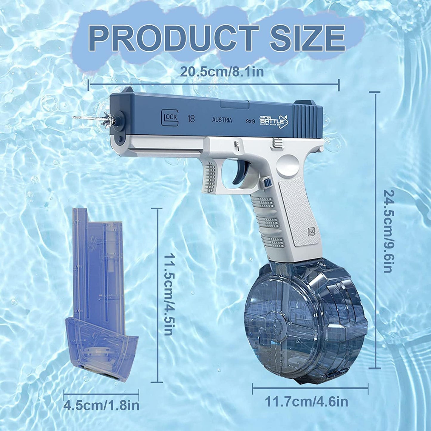 Glock Water Gun (Pack of 2)