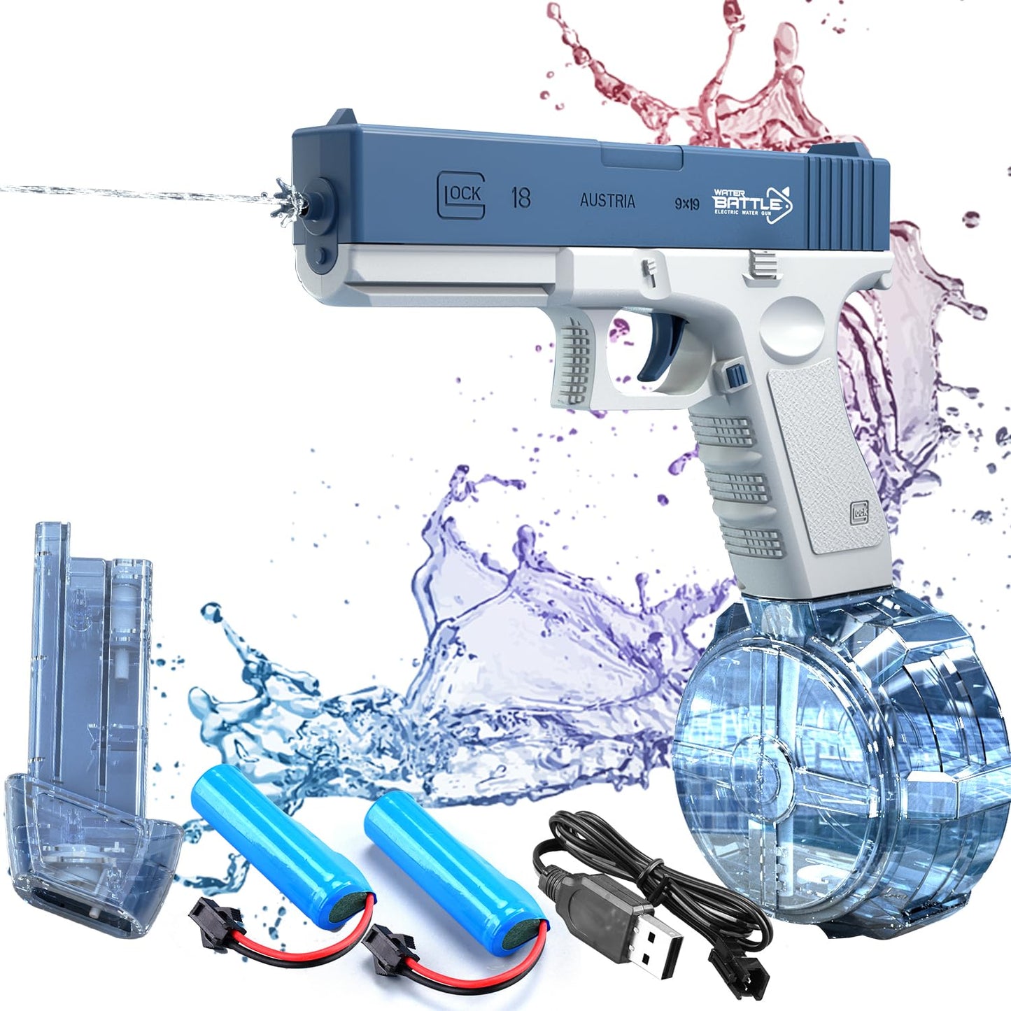 Glock Water Gun (Pack of 2)
