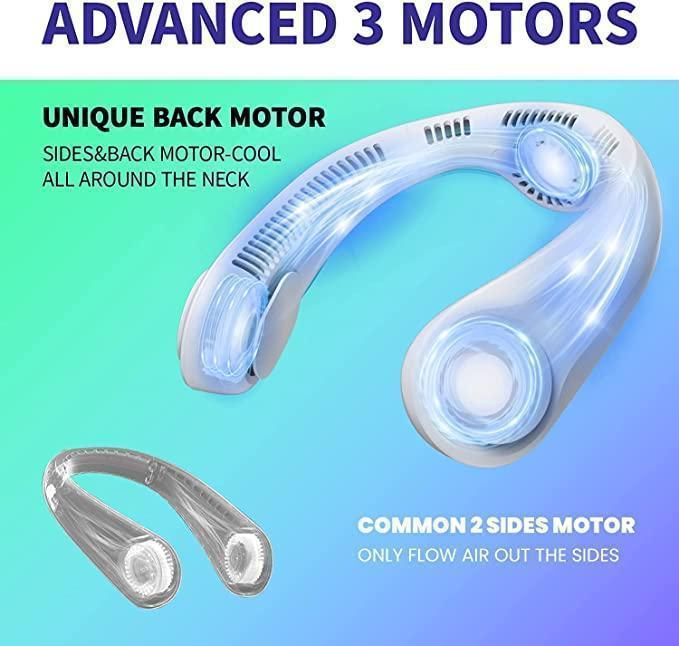 Advance Rechargeable Neck Fan (Pack of 2)