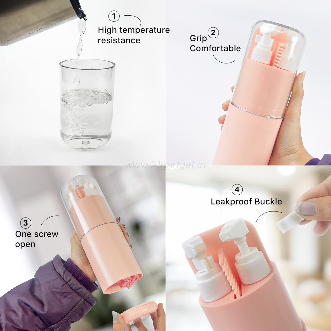 6 in 1 Essential Travel Kit (Pack of 2)