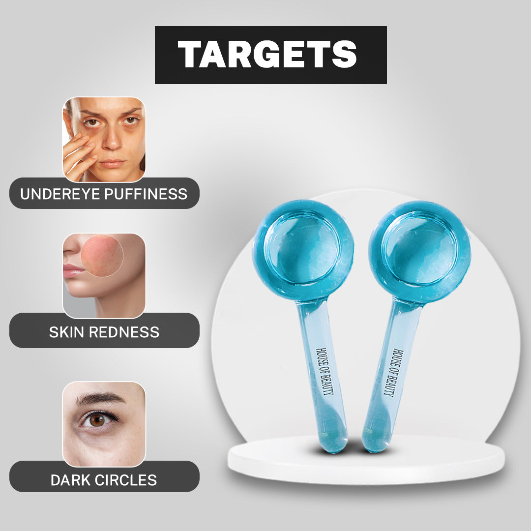 Blue Ice Face Globes Massager (Pack of 2)