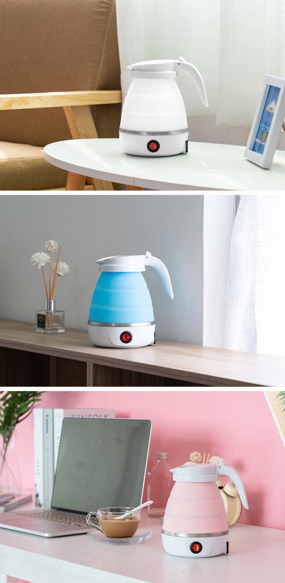 Folding Electric Kettle (Pack of 2)