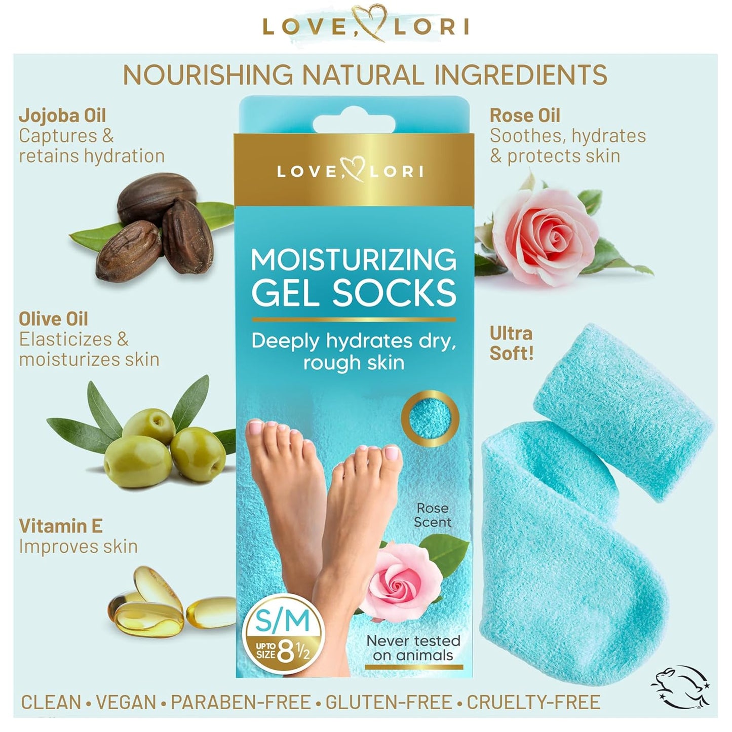 Foot Spa Pedicure Socks & Get a FREE Moisturizer