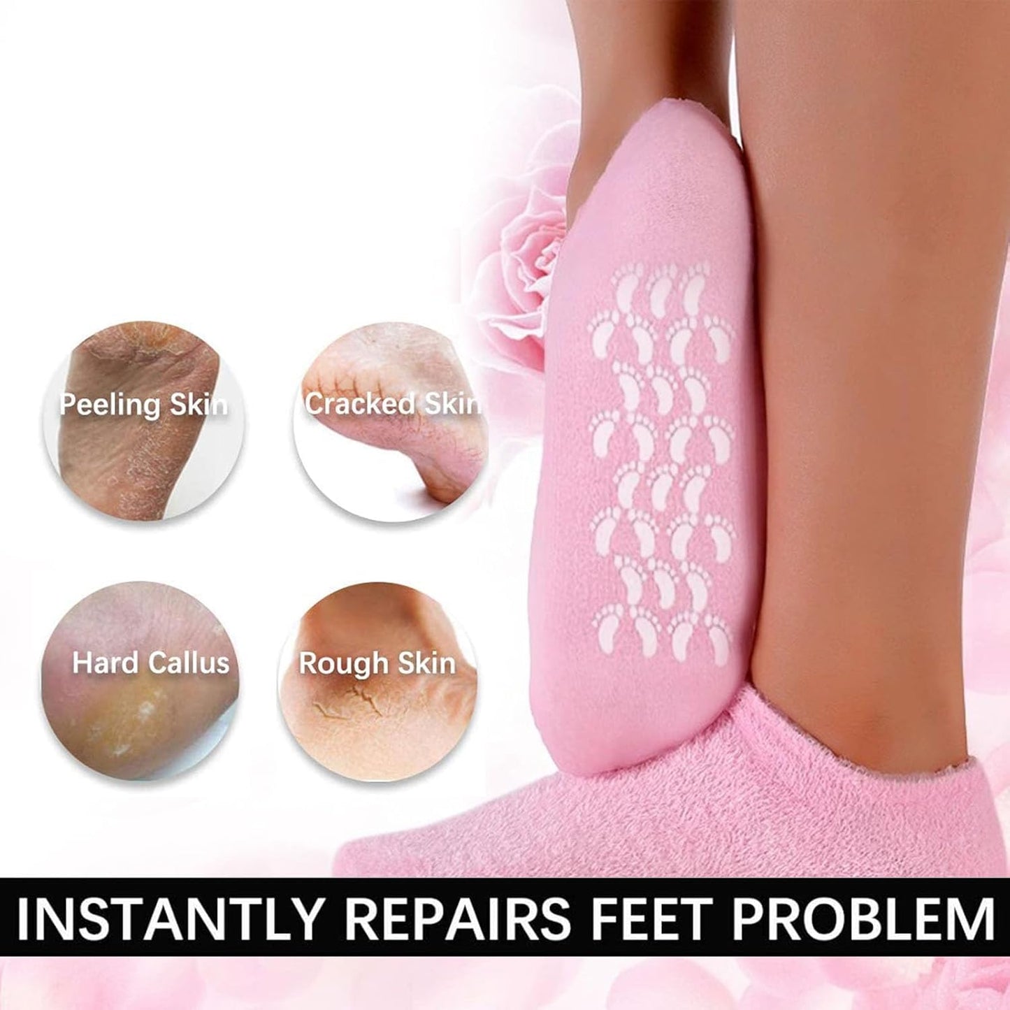 Foot Spa Pedicure Socks & Get a FREE Moisturizer